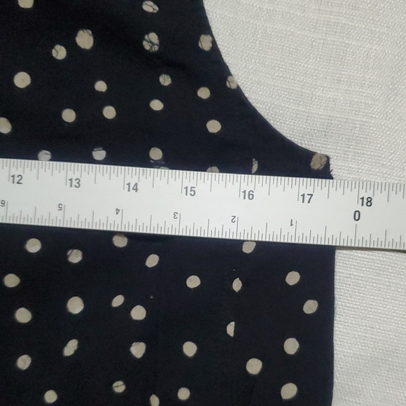 Eileen Fisher 100% Organic Cotton Dot Print Dress Black and White Size M - Picture 11 of 12